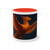 Celestial Phoenix Dance - Two-Tone Coffee Mug, 11oz