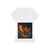 Celestial Phoenix Dance - Women's Jersey Short Sleeve Deep V-Neck Tee