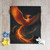 Celestial Phoenix Dance - Throw Blanket