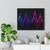 Rhythmic Waves - Horizontal Framed Poster