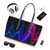 Rhythmic Waves - PU Leather Shoulder Bag