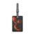 Celestial Phoenix Dance - Saffiano Polyester Luggage Tag, Rectangle