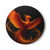 Celestial Phoenix Dance - Ceramic Coaster