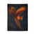 Celestial Phoenix Dance - Soft Polyester Blanket