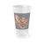 Celestial Phoenix Dance - Frosted Pint Glass, 16oz