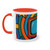 Retro Revolution - Two-Tone Coffee Mug, 11oz