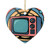 Retro Revolution - Ceramic Ornaments, 1-Side Print