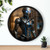 Cybernetic Companion - Wall Clock