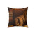 Whimsical Reading Haven - Faux Suede Square Pillow