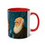 Curiosity Unleashed - Two-Tone Coffee Mugs, 11oz