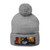 Cybernetic Companion - Pom-Pom Knit Cap (Embroidery)