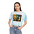 Curiosity Unleashed - Women's Tie-Dye Crop Tee