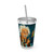 Curiosity Unleashed - Sunsplash Tumbler with Straw, 16oz