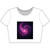Celestial Mirage - Women’s Poly-Cotton Crop Tee