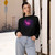 Celestial Mirage - Women's Cropped Fleece Pullover