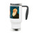 Curiosity Unleashed - Stainless Steel Travel Mug with Handle, 14oz