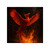 Eternal Flame Rising - Transparent Outdoor Stickers, Square, 1pc