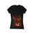 Eternal Flame Rising - Women's Jersey Short Sleeve Deep V-Neck Tee