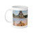 Timeless Journeys - White Ceramic Mug, 11oz