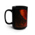 Eternal Flame Rising - Black Mug, 15oz