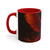 Eternal Flame Rising - Colorful Accent Mugs, 11oz
