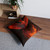 Eternal Flame Rising - Tufted Floor Pillow, Square