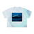 Deep Sea Voyager - Women's Tie-Dye Crop Tee