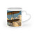 Soaring Above Clouds - Heart-Shaped Mug