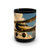 Soaring Above Clouds - Black Mug, 15oz
