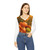 Harvest Table Gathering - Women's Long Sleeve V-neck Shirt (AOP)
