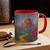 Eternal Dreamscape - Colorful Accent Mugs, 11oz
