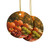 Harvest Table Gathering - Ceramic Ornaments, 2-Side Print, (1pc, 3pcs, 5pcs, 10pcs)