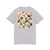 Geometric Flow - Acid Washed Round Neck Tee