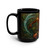 Nature's Spirit Dance - Black Mug, 15oz