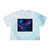 Galactic Odyssey - Women's Tie-Dye Crop Tee