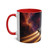 Galactic Voyager - Two-Tone Coffee Mugs, 11oz