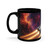 Galactic Voyager - Black Coffee Mug, 11oz