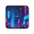 Cyberpunk Dreamscape - Hardboard Back Coaster