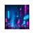 Cyberpunk Dreamscape - Transparent Outdoor Stickers, Square, 1pc
