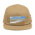 Serene Coastal Bliss - 5 Panel Cap (Embroidery)