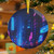 Cyberpunk Dreamscape - Glass Ornaments