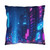 Cyberpunk Dreamscape - Outdoor Pillows