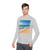 Serene Coastal Bliss - Unisex Lightweight Long Sleeve Tee
