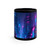 Cyberpunk Dreamscape - Black Coffee Mug, 11oz