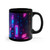 Cyberpunk Dreamscape - Black Coffee Mug, 11oz