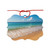 Serene Coastal Bliss - Aluminum Ornaments, 1pc