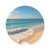 Serene Coastal Bliss - Soapstone Car Coaster