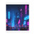 Cyberpunk Dreamscape - Velveteen Microfiber Blanket (Two-sided print)