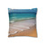 Serene Coastal Bliss - Spun Polyester Square Pillowcase