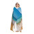 Serene Coastal Bliss - Hooded Sherpa Fleece Blanket